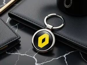 Renault Designer Schlüsselring Luxus Premium Metall Look